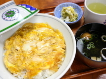 Hagi no Chaya_We also have a variety of rice dishes such as "oyakodon" (rice bowl topped with chicken and eggs).