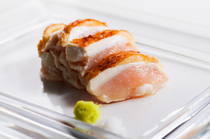 Hinaizidori-Yakitori Maekawa_The tender chicken "Top Rate Breast Meat Roast"