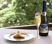 Winery Restaurant Zelkova_Fujinosuke Poêlé - It's the flavor raised and born in twinkling clear streams.