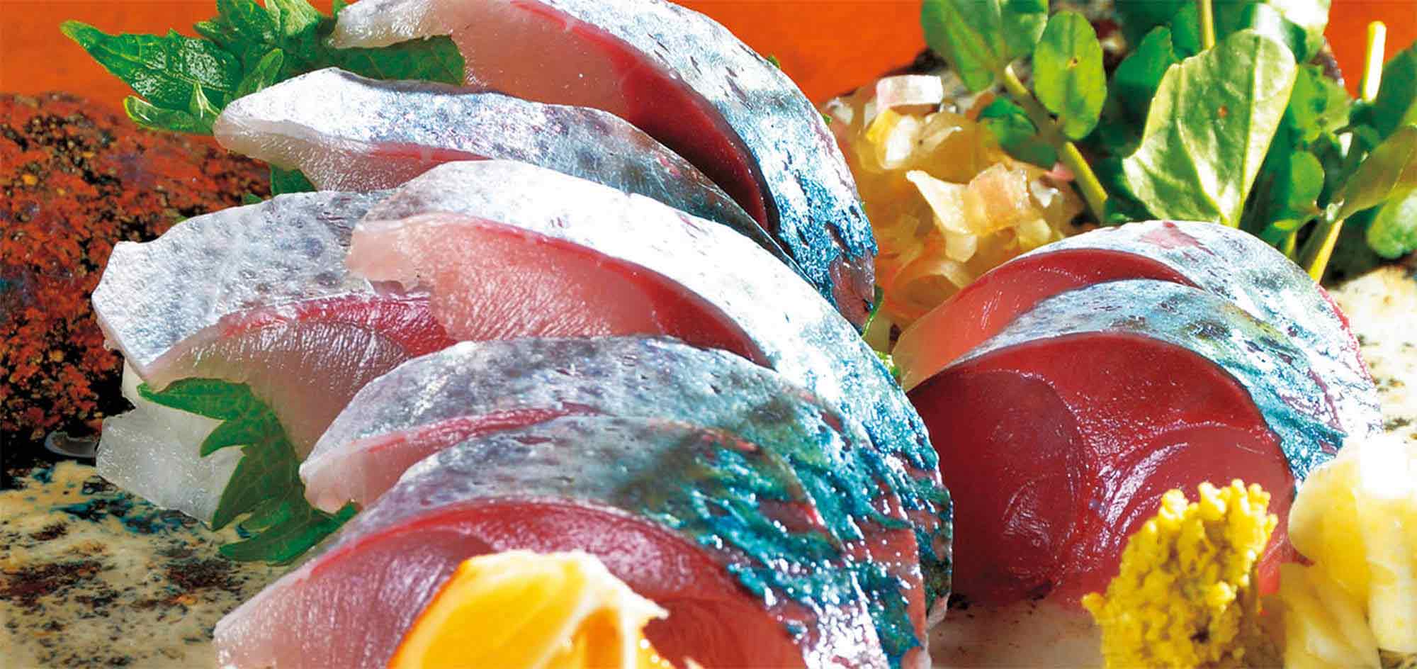 Sashimi of Shimizu Mackerel image