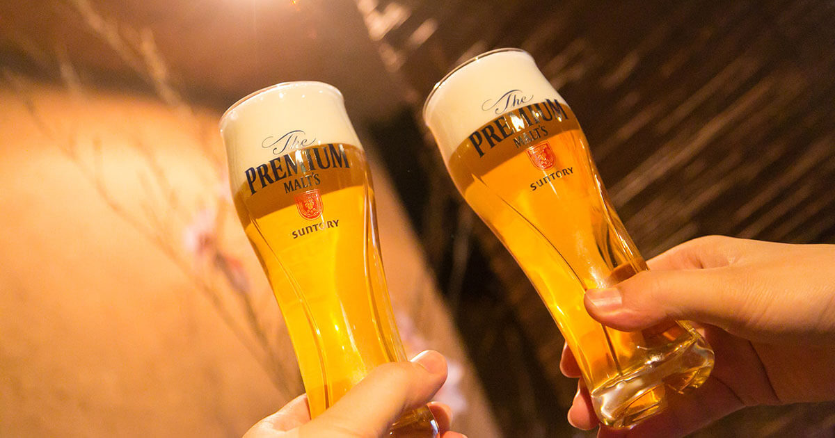 [Closed] For that pre-andpost-match premium Japanese beer<