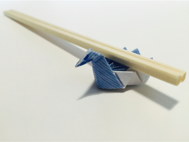 Origami Chopstick Wrapper Swan Instructions In 11 Easy