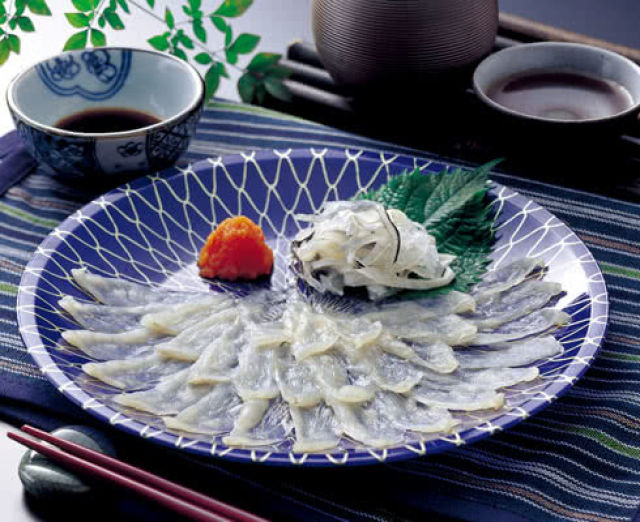 fugu sashimi