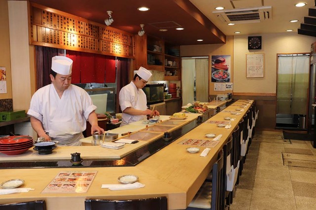 Japanese sushi store restaurant