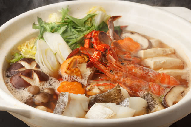 Seafood Nabe - A Japanese Hot Pot