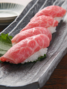 Kisoji_Four pieces of Matsusaka beef on rice