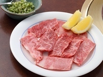Yakiniku Restaurant Konandai Kannaien_Spring onion and salt ribs, made with Japanese beef. (A-5 grade)