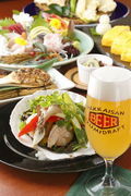 Kiyose Soba Kashiwaya_Seasonal a la carte items that you can enjoy with Hakkaisan craft beer on tap