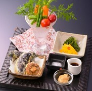 Kutsurogi Umasake Kakoiya Sendai Ekimae Branch_Akiu Vegetable Platter