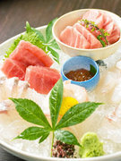 Tenku no Tsuki_Three varieties of seasonal sashimi