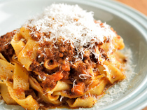 Salt Water by David Myers _Mr. Myerss Grandmothers recipe improved by Mr. Myers [Bolognese with Tagliatelle]