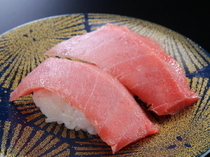 Daiki-Suisan Kaiten-Zushi_[Fatty Pacific Bluefin Tuna] Don't miss our No.1 menu.