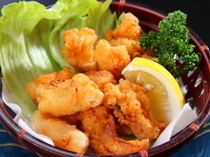 Daiki-Suisan Kaiten-Zushi_[Deep Fried Octopus] Very popular for any age group!