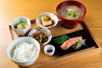 Mentai-ryori Hakata Shobo-an_[Shobo-an's Mentaiko Gozen (set meal with seasoned cod-roe)] Fully enjoy our pork miso soup with various ingredients and seasoned cod-roe at lunch. 