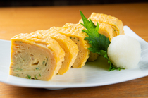 Mentai-ryori Hakata Shobo-an_[Just-Cooked Tamagoyaki Gozen (set meal with rolled omelette)] Limited set available only at lunch, very popular since establishment.