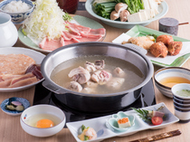 Hakata Mizutaki Hamadaya_[Hakata Mizutaki (chicken hot pot) Course] Ideal for special occasions.