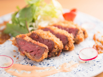 Hakata Udon Sakaba Wappachi_A little luxurious [Cutlet of Japanese Black Beef Skirt Steak]