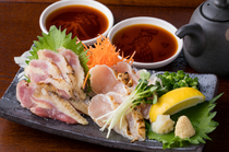 Kagoshima Kurokatsu-tei_[Black Satsuma Chicken Sashimi] Ideal with the alcohol of the night. 