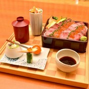 Japanese Cuisine Kinari_First-class Sendai Beef Steak Bowl Set - for rewarding lunch