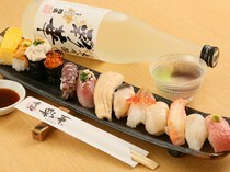 Sushi Restaurant SAIKA_Hamanasu - A set menu that customers can enjoy fresh seasonal seafood to their heart's content