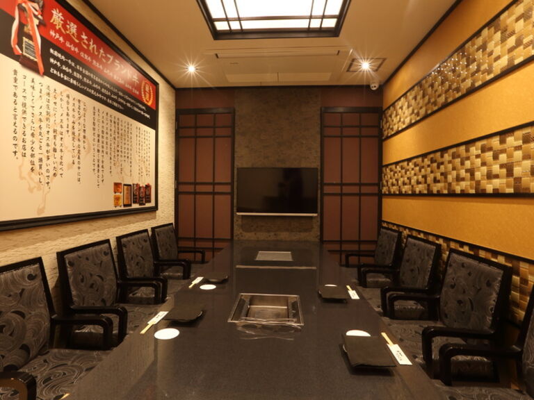 Cow specialty store Itamae Yakiniku Ichigyu Kitashinchi Branch_Private room