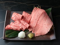 Kanzen Koshitsu Yakiniku Ushimasa_Assorted 3 Types of Today's Miyazaki Beef - The highest quality Miyazaki beef is carefully selected.