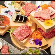 Yakiniku Hazangyu_Utage Course - Luxuriously enjoy rare parts of A5-ranked black Wagyu beef, original gourmet stone-grilled meat, and other deliciousness.