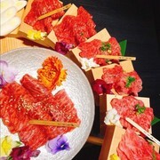 Yakiniku Hazangyu_Hana Course - 2 hours of premium all-you-can-drink is included! Enjoy 14 dishes, including Wagyu Beef Horumon and Selected parts of Wagyu Beef.