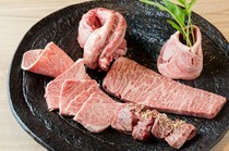 Yakiniku Kappo Bimi_Course menus featuring "Yakiniku cuisine" take advantage of buying whole heads of Wagyu beef in Japan, a meat-loving country.