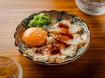 Fugu Ryori UMEI_Tataki Yukhoe - Serving as the first dish of the course.