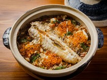 Fugu Ryori UMEI_Takikomi Gohan (Japanese mixed rice) - Luxuriously using a whole fugu fish.