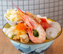 Ganso Ebidashi Monja no Ebisen Shibuya Stream Branch_Ganso Ebidashi Monja Special - A rich shrimp broth aroma with plenty of hearty ingredients.