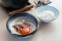 Niku Kappo Futago THE JUNEI HOTEL KYOTO_Sukiyaki with Special Blend Rice and "Miyabi" chuck short ribs