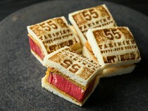 FIFTY-FIVE TOKYO Ebisu Branch _Fillet Cutlet Sandwich - Its lovely shape is also very popular!