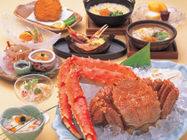 Kyodo Ryori Tei Sugi no Me_Highly praised by crab lovers, the "Sugi no Me Special Crab Course Menu".