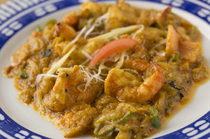 India & Nepal Restaurant Sansar Shinjuku_The perfect blend of shrimp and coconuts - our "Prawn Masala Curry"