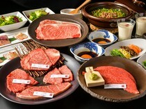 Takeya Gyuuniku-ten_Yakiniku Course - 	A full course of Matsusaka beef!