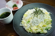 Hakodate Kaisenryori Kaikobo_
  Fried
  Rice with Young Sardines (comes with a soup)