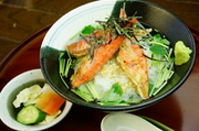 Hakodate Kaisenryori Kaikobo_
  [Popular
  Rice] Chazuke (Japanese tea over rice) with Fatty Salmon