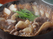 Momonjiya_Wild boar stew with a set meal (4 items)