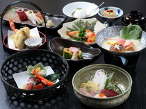 Jion Shoja_Our "Banquet Course" features plenty of carefully-chosen seasonal ingredients and fresh fish.