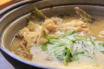 Kaisen Ryori Hama no Ie_Abasa (porcupinefish) Stew Set, firm texture