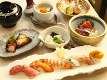 Sushi Saiko_Prix Fixe Meal: allows you to enjoy sushi made with fresh Hokkaido ingredients and a variety of toppings.