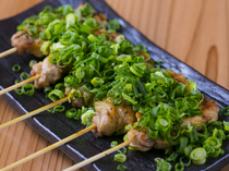 Yakitori only Restaurant Sakuraya_Onion Shiodare: chicken necks and homemade shiodare sauce.