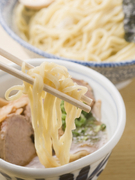 Hakata Chuka Soba Marugen_Specially-made Thick Noodle Tsukesoba (noodles with broth poured over): enjoy with our house-made sauce.