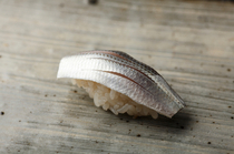Sushi Kanesaka_Perfectly finished. Mikawa bay "kohada" (spotted sardine)