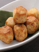 Sakanaya Oaji_Karaage (deep-fried) taro. Crunchy on the outside, springy on the inside