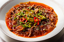 Akasaka Shisen Hanten_Most popular in Sichuan!! Beef and glass noodles boiled in spicy vinegar - Provoke your taste buds with this sour and spicy dish