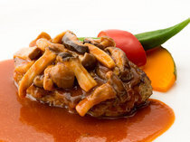 Rihga Royal Gran Okinawa Dining 19_Salisbury Steak in Mushroom Sauce