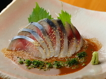 Nihonbashi Maeda_Goma Saba (sesame mackerel): will fill your mouth with the delicious flavor of sesame.